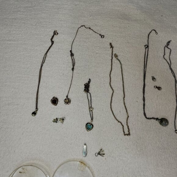 Vtg Jewelry Womens Earings Necklaces Assorted Lot Mid Century Modern Retro - Picture 4 of 16